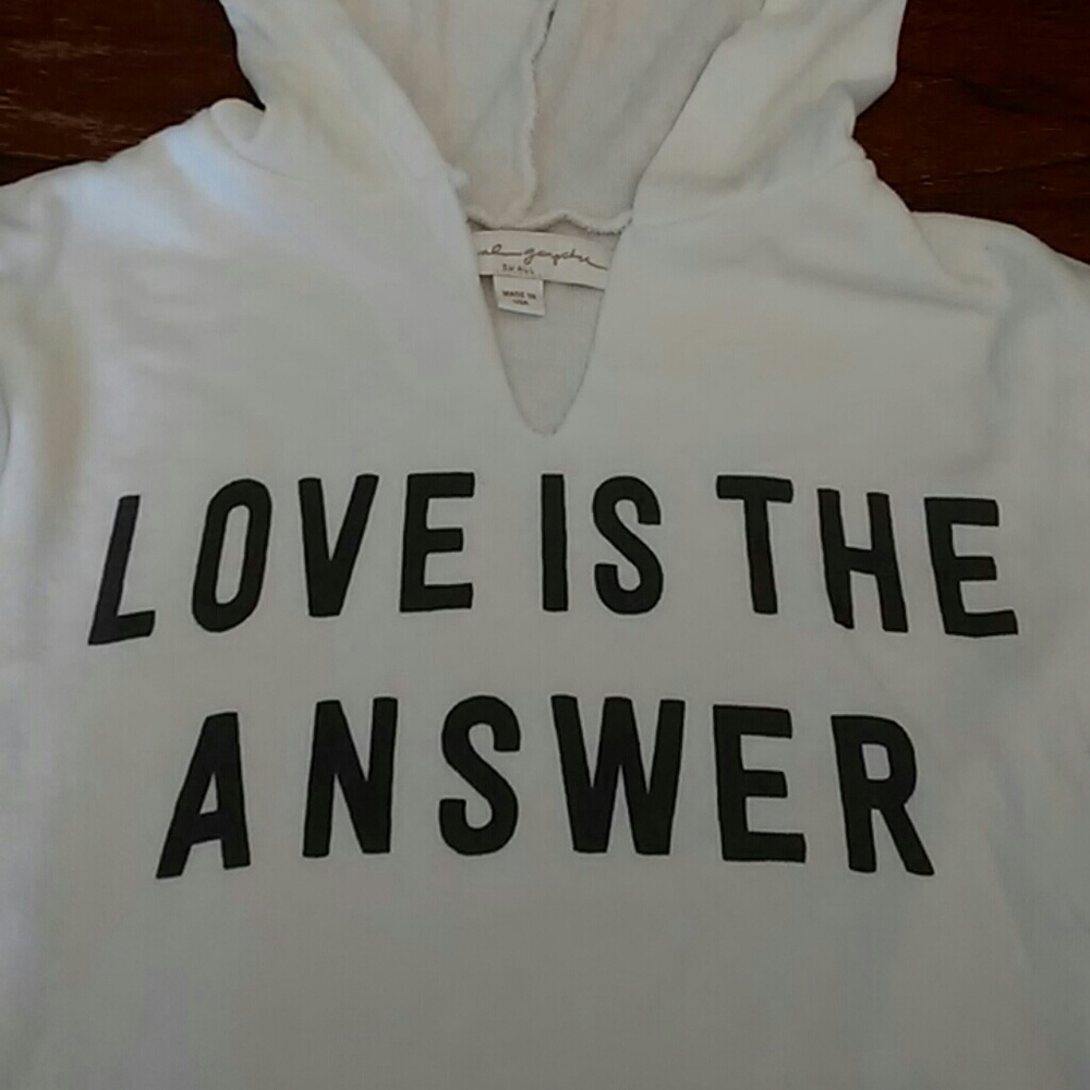 😍❤Love is the Answer unisex child's hoodie ❤ - Picture 3 of 4